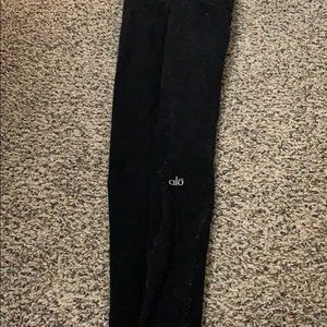 ALO Yoga plain black leggings